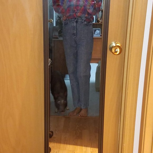 Vintage 80s Lee Stone Washed Jeans - Picture 12 of 13